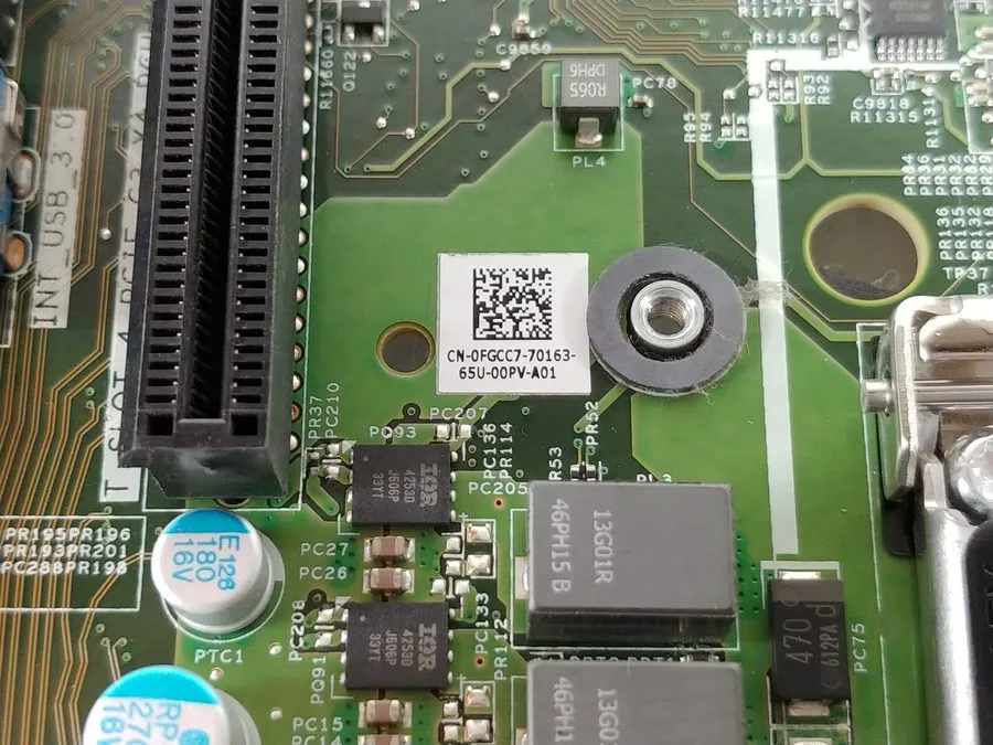 Материнская плата Dell FGCC7 Poweredge T130 T330 V2 System Board w I/O Shield