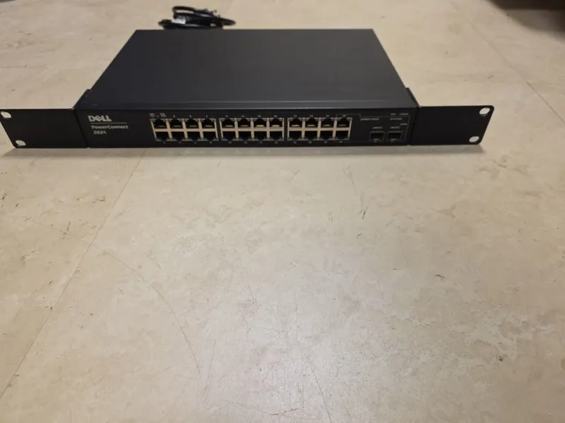 Коммутатор Dell PowerConnect 2824 24-Port Ethernet Switch