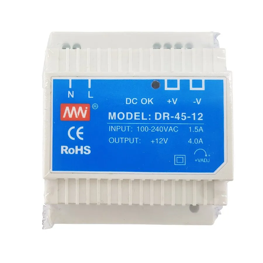 Блок питания 4A Industrial DIN Rail Power Supply,DR-45-12 12V 45W Single Output 