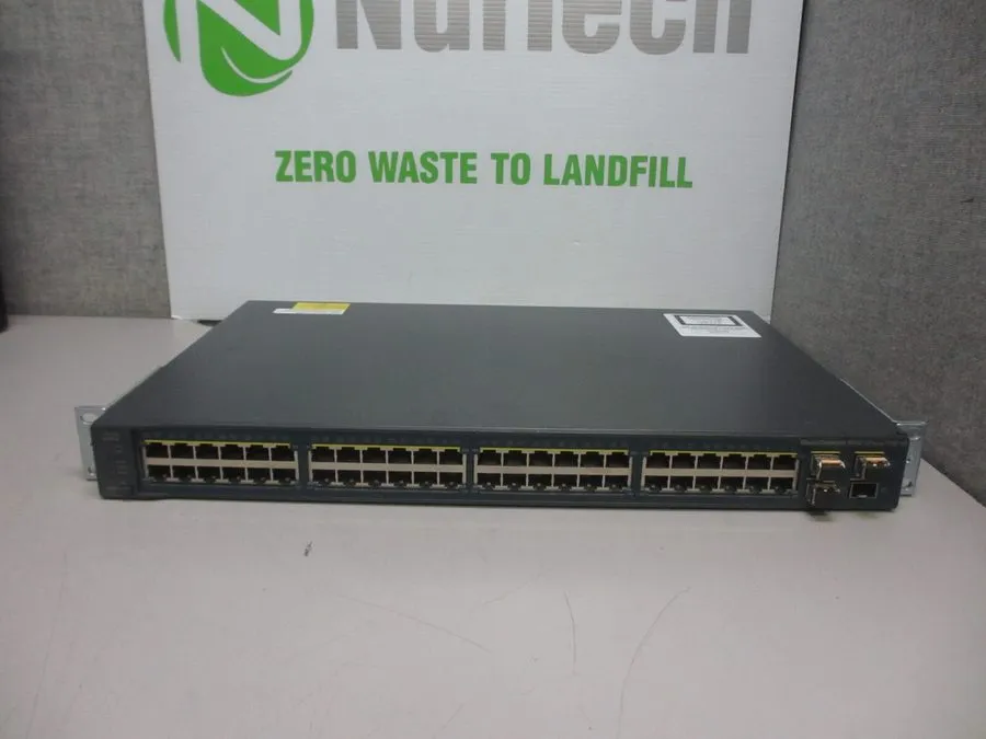 Коммутатор Cisco WS-C3560V2-48PS-S Catalyst 3560 V2 48-Port PoE Switch 4x SFP