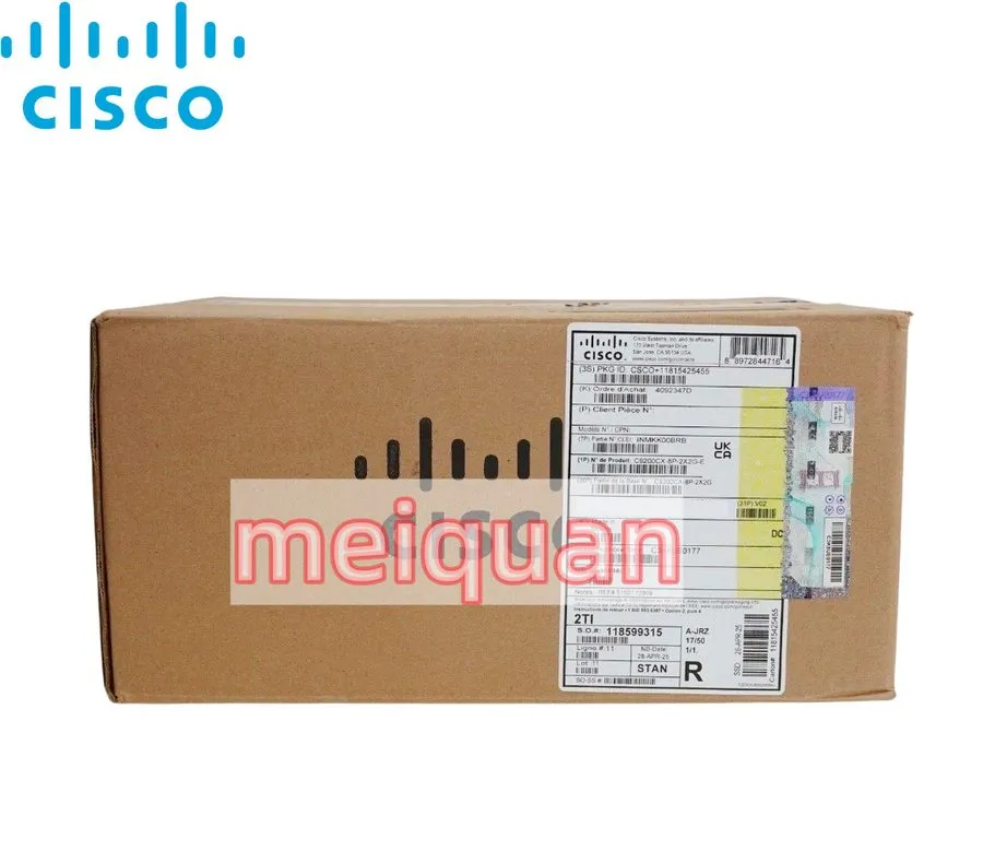 Коммутатор Cisco C9200CX-8P-2X2G-E Compact Switch 8 Ports PoE 240W