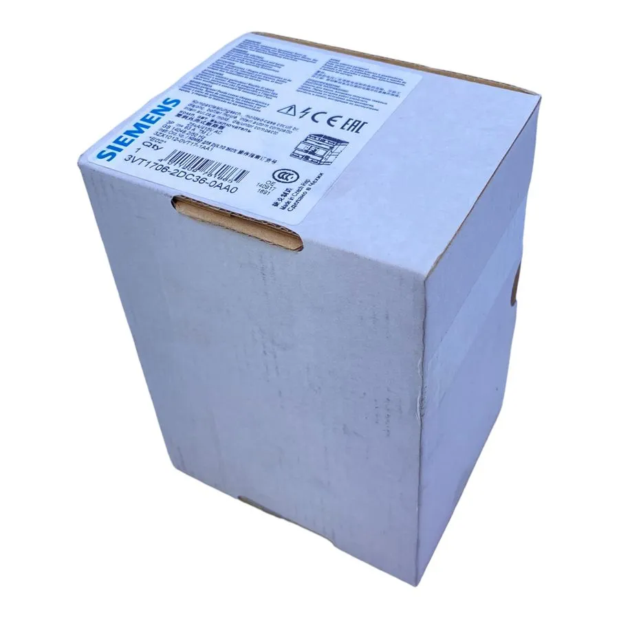 Автоматический выключатель SIEMENS 3VT1706-2DC36-0AA0 Circuit Breaker 63A 25kA 4
