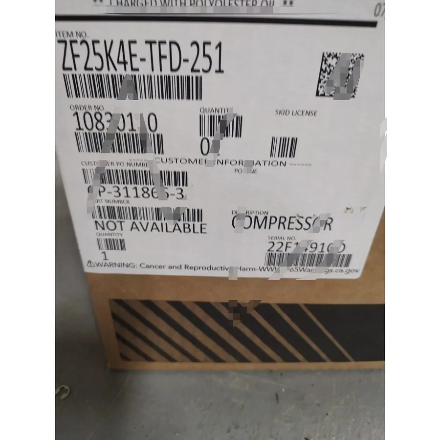 Компрессор Emerson Copeland ZF25K4E-TFD-251 Scroll Compressor
