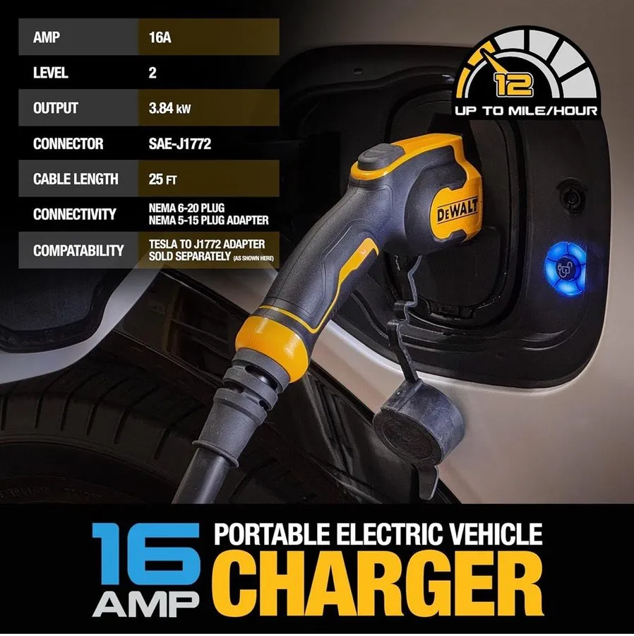 Аккумулятор Dewalt Level-2 Wall Mounted Electric Vehicle EV Charger upto 48A 240