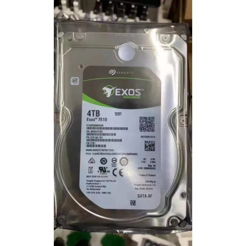 Жёсткий диск Seagate Exos 7E10 4TB ST4000NM024B 6Gb/s 256MB SATA 3.5" Enterprise