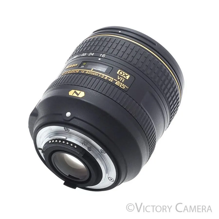 Объектив Nikon AF-S DX NIKKOR 16-80mm F2.8-4E ED VR Zoom Lens #0005 — фото лота 1