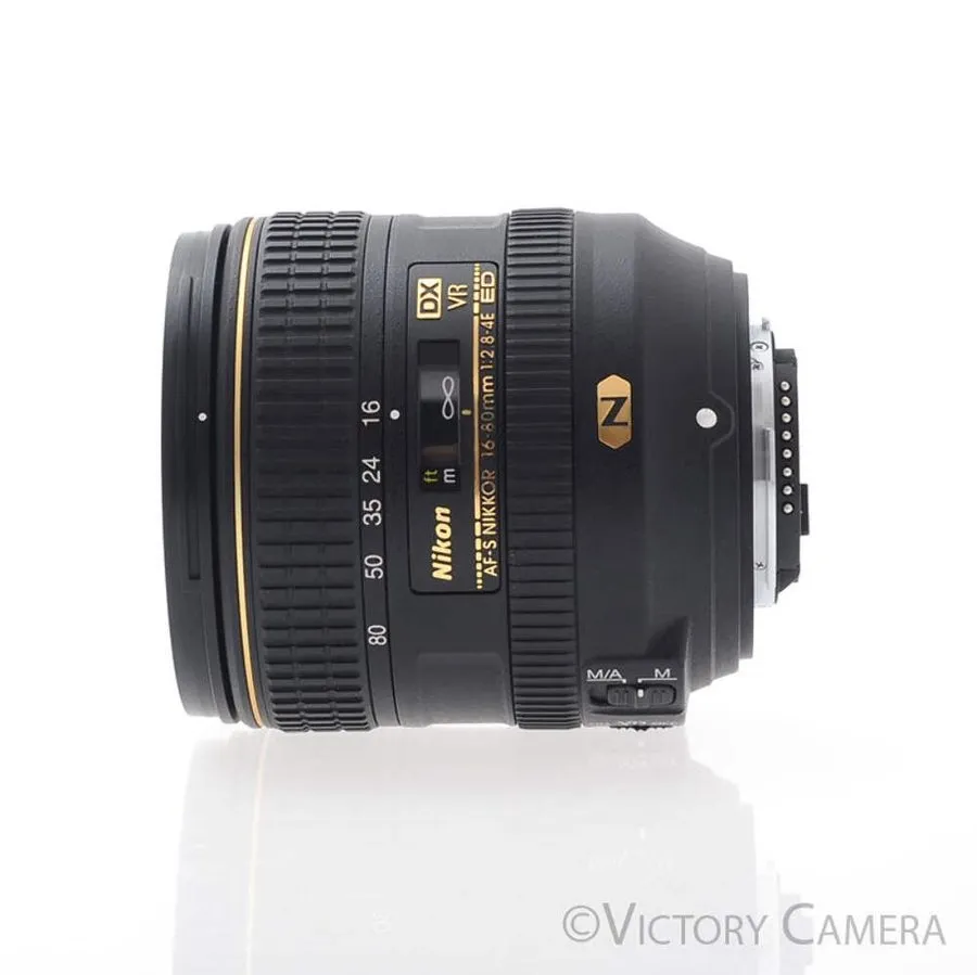 Объектив Nikon AF-S DX NIKKOR 16-80mm F2.8-4E ED VR Zoom Lens #0005 — фото лота 2