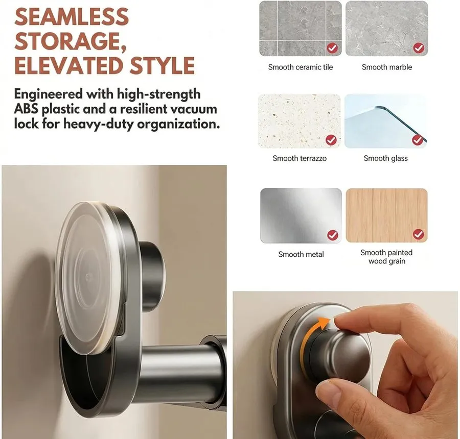 Вакуумная присоска Heavy Duty Suction Cup Hooks для Windows、Front Door、Shower,18 — фото лота 1