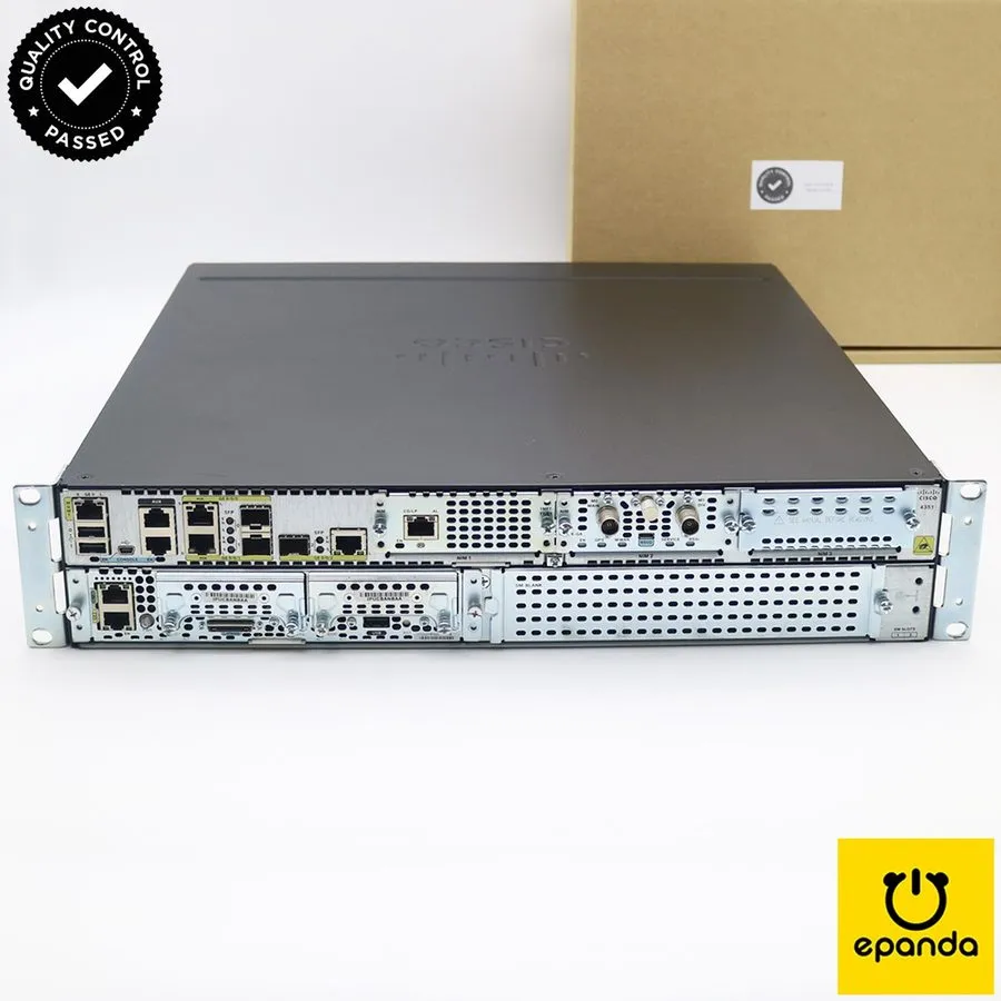 Маршрутизатор Cisco ISR4351-AXV/K9 16GB UCS-E140S-M2 PVDM4-64 w/ Sec Appx UC 2G-