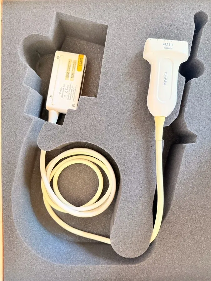 УЗИ-датчик Philips eL18-4 Ultrasound Transducer P/N 453561668693 — фото лота 2