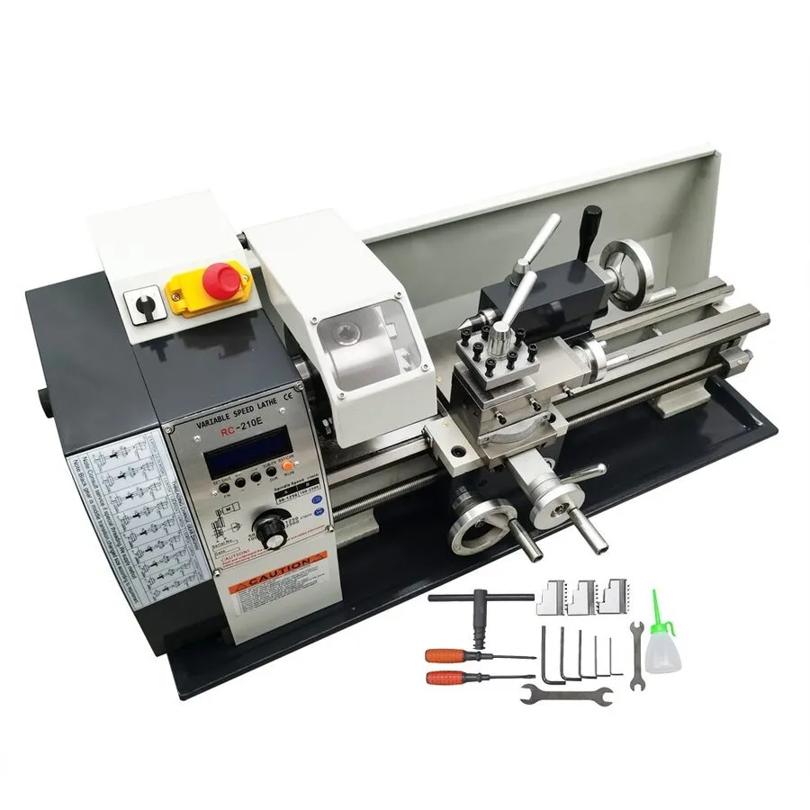 Оборудование ЧПУ 8"*32" RC-210E Precision Metal Bench Lathe Machine Metric Imper