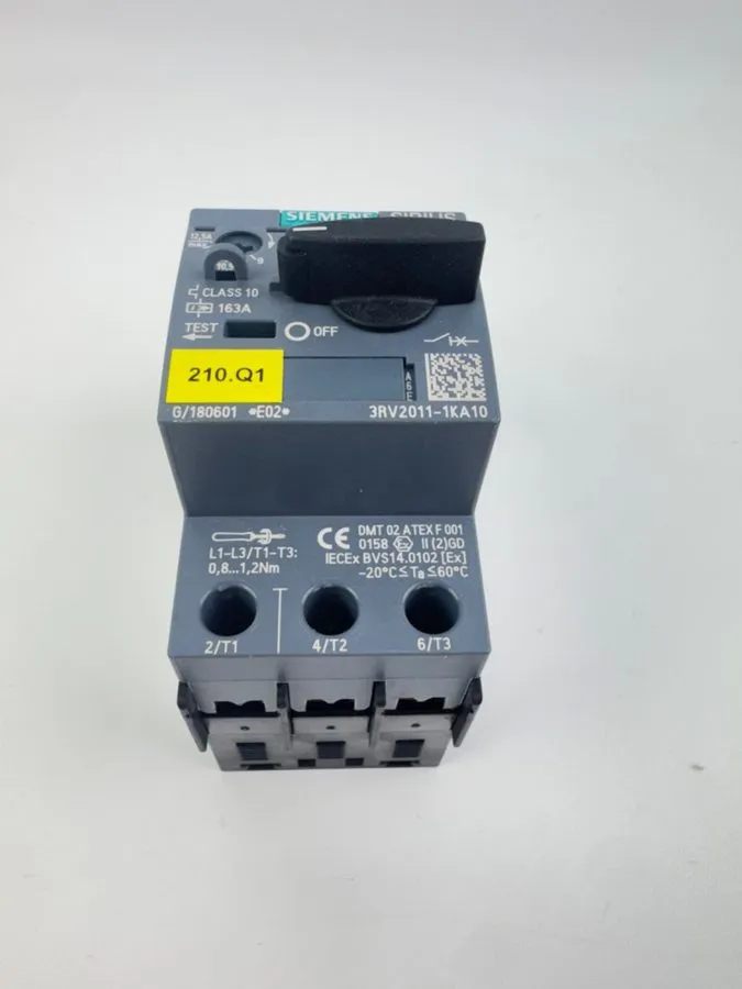 Автоматический выключатель Siemens SIRIUS 3RV2011-1KA10 Motor Protection Circuit