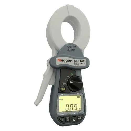 Тестер Megger DET14C (1000-761) Clamp-On Digital Earth Tester w/ Data Logging