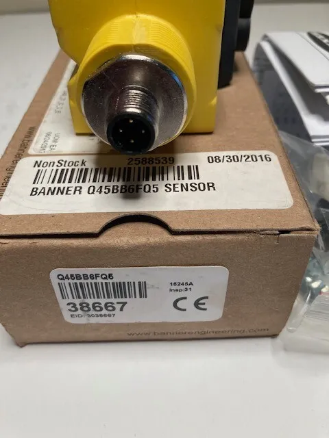 Фотоэлектрический датчик Banner Q45BB6FQ5 High Performance Photoelectric sensor 