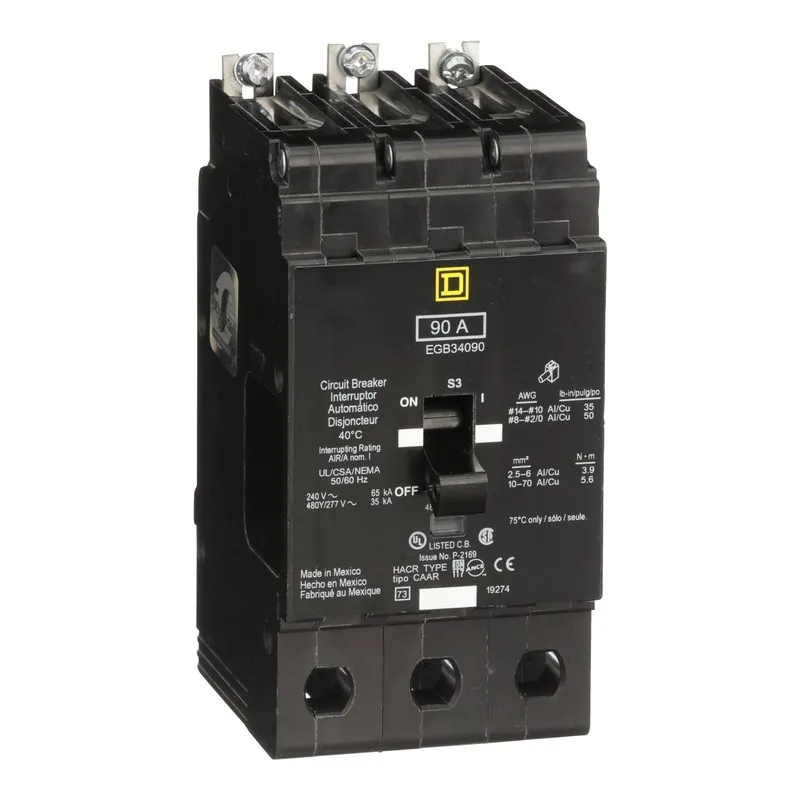 Автоматический выключатель Square D EGB EGB34090 3 Pole 90 Amp 480V Circuit Brea