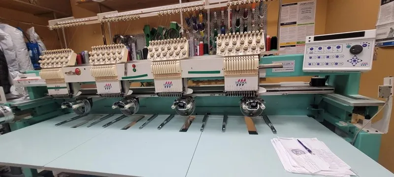 Оборудование рекламного производства TAJIMA TMFX-IIC1204 12 Needles 4 Head Comme — фото лота 1