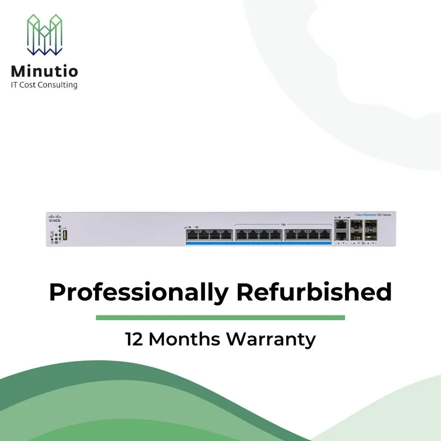 Коммутатор Cisco CBS350-12NP-4X