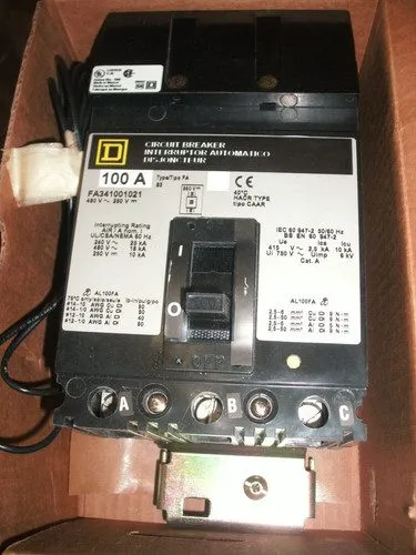 Автоматический выключатель Square D FA341001021 100 Amp 3 Pole 480V Circuit Brea