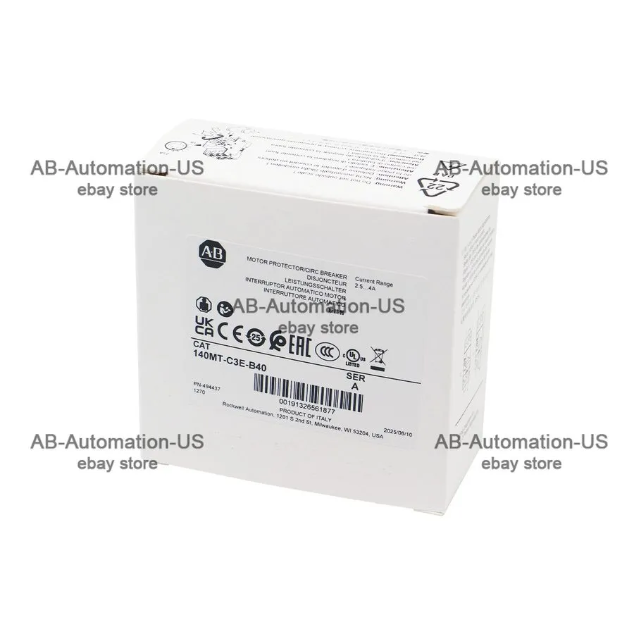 Автоматический выключатель 140MT-C3E-B40 AB MOTOR PROTECTION CIRCUIT BREAKER