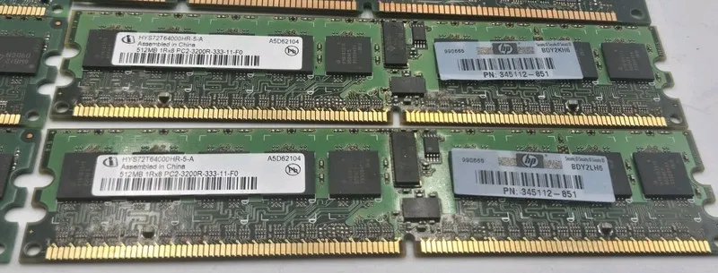 Модуль памяти x 1GB IBM PC2-3200R DDR2 ECC Registered Server RAM 4GB Tot Hynix E