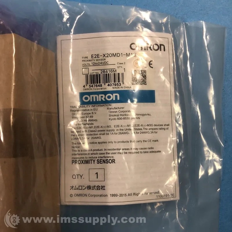 Датчик приближения Omron E2E-X20MD1-M1G Proximity Sensor