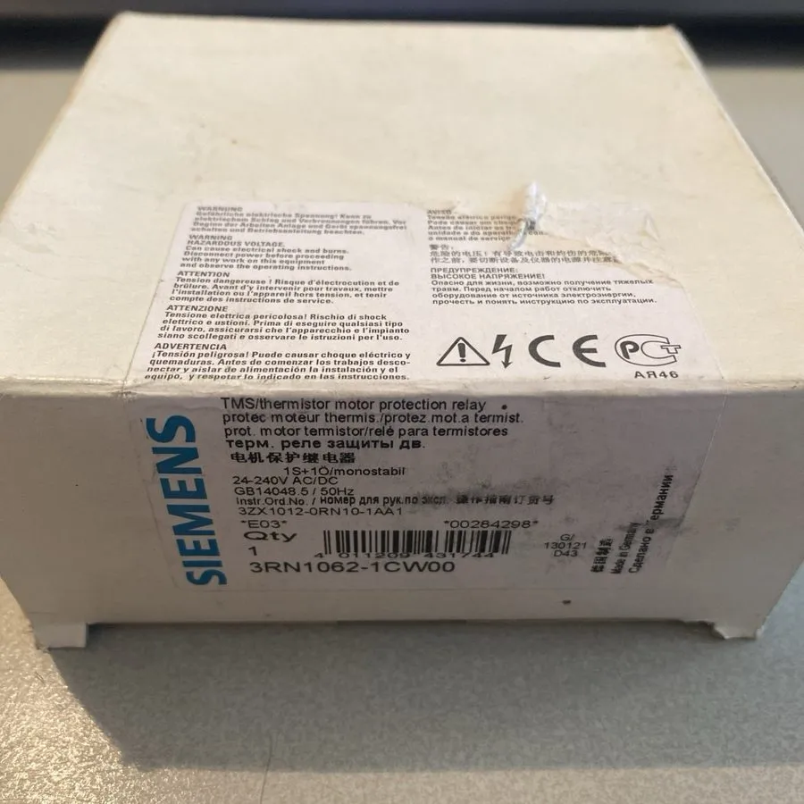 Реле защиты SIEMENS 3RN1062-1CW00 Motor Protection Relay — фото лота 3