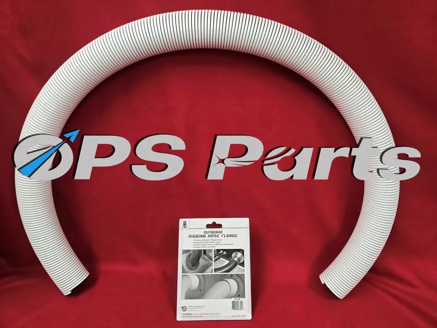 Складское оборудование Outboard Rigging Hose Kit TH Marine 2 Inch 5 Ft White THW — фото лота 2