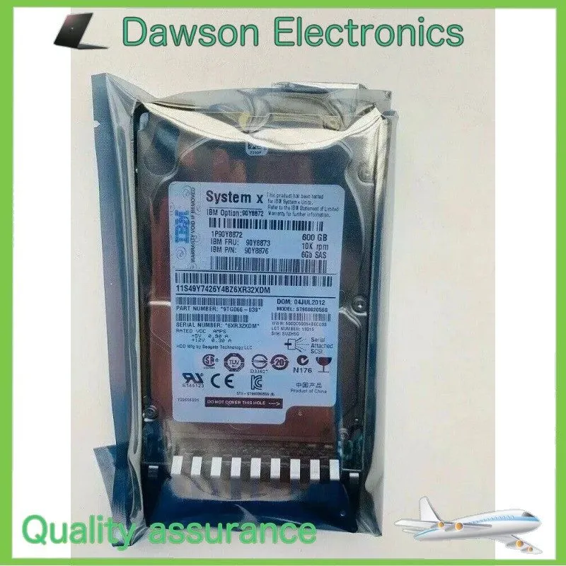 Сервер IBM 600GB 90Y8872 90Y8876 90Y8873 System x 10K 2.5" SFF SAS 6Gb HDD HARD