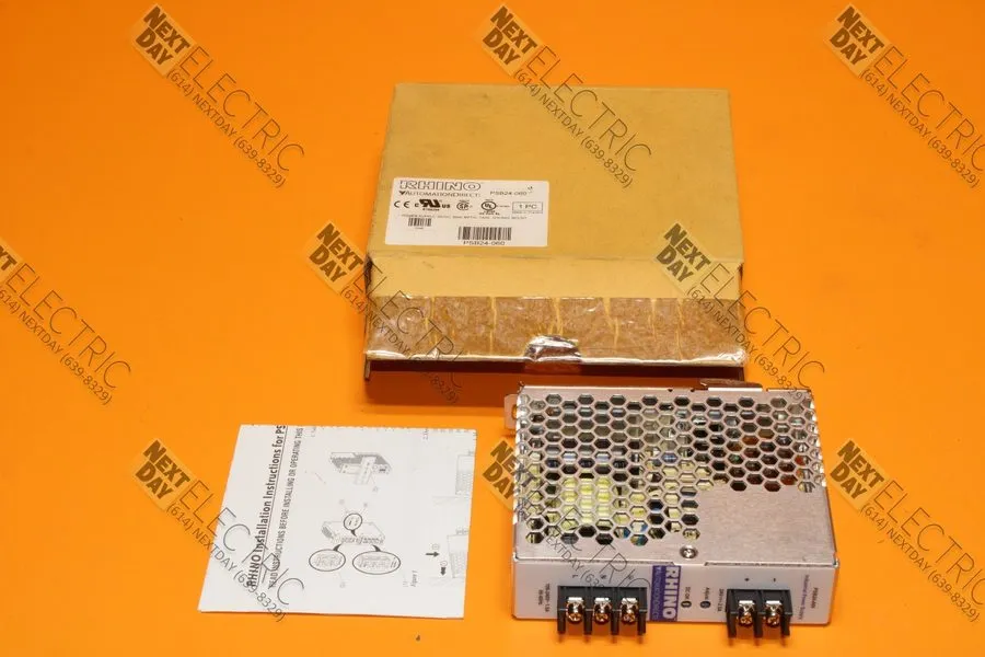 Блок питания Rhino PSB24-060 24VDC 2.5A 60W DIN Rail Power Supply AutomationDire