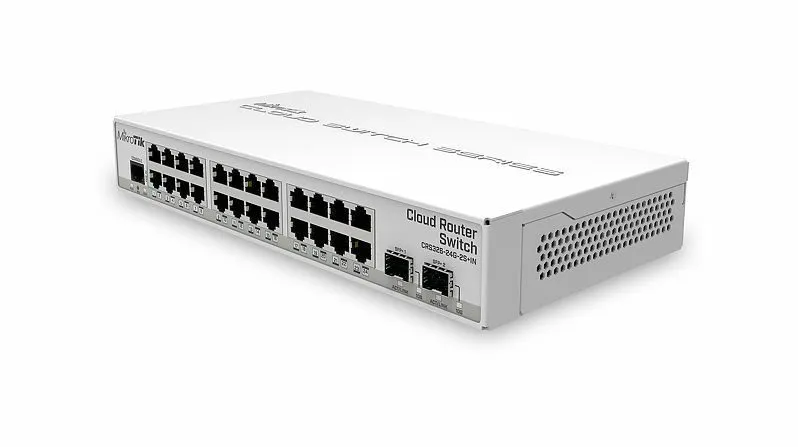 Коммутатор MIKROTIK CRS326-24G-2S+IN Managed Switch 24-Port Gigabit 2x 10G SFP+
