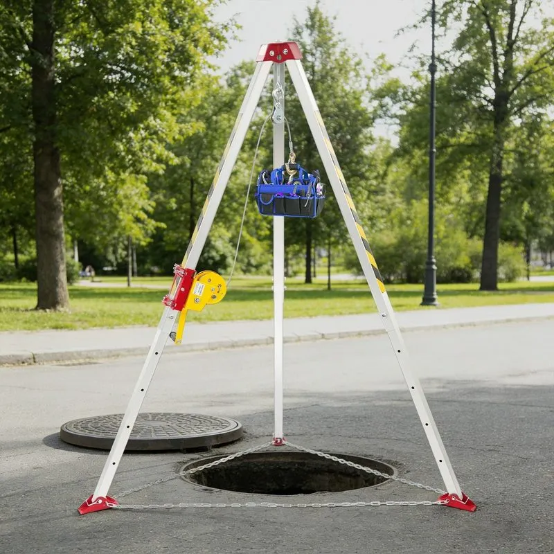 Оборудование видеонаблюдения Confined Space Tripod Kit, Rescue Tripod 1200lbs+Fa
