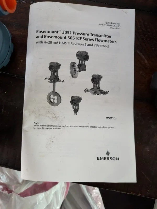 Датчик давления Rosemount 3051 Digital Pressure Transmitter 3051S2CD1A2A12A1AL4M — фото лота 2