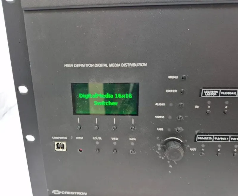 Матричный коммутатор Crestron DM-MD16X16 4K DigitalMedia Matrix Switcher 10 Chan