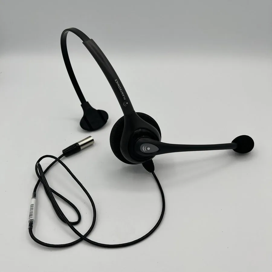 2-PACK Plantronics Headset 2378-02 HW251N TA6MLX SDC PTT WW SupraPlus Wideband