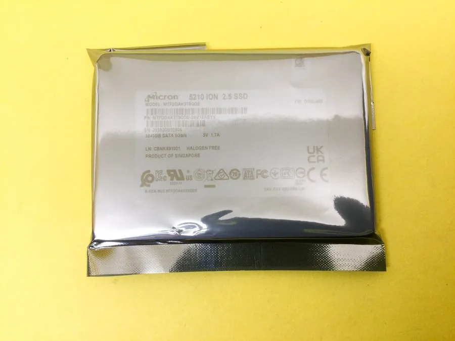 SSD-накопитель Lenovo MICRON 5210 ION 3.84TB SATA 6GB/S 2.5in 3840GB SSD MTFDDAK