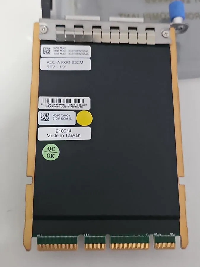Кабель SuperMicro AOC-A100G-B2CM Dual Port QSFP28 100G OCP 3.0 SFF NIC — фото лота 2