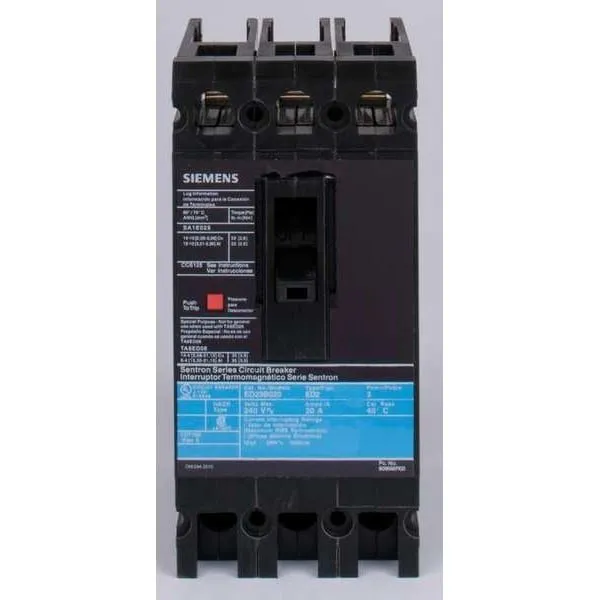 Автоматический выключатель SIEMENS ED43B035 Molded Case Circuit Breaker, ED4 Ser — фото лота 1