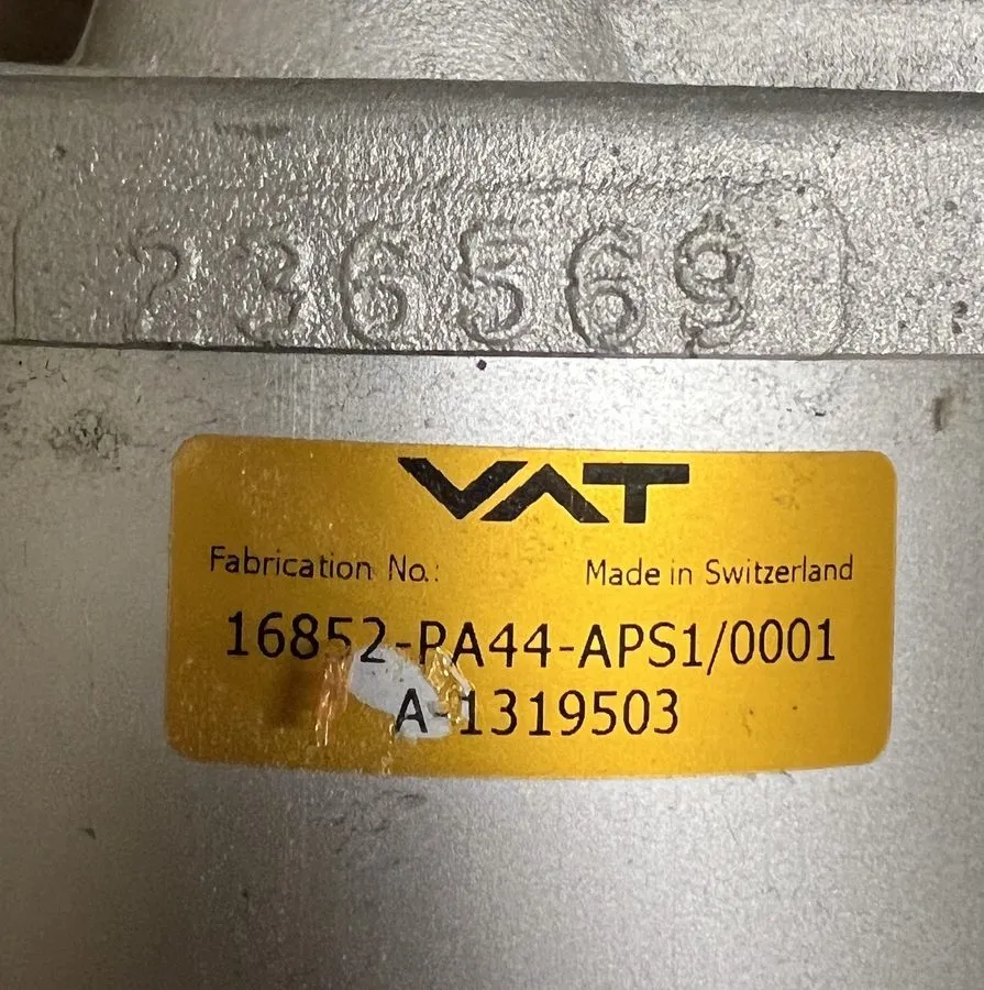 Пневмоклапан VAT 16852-PA44-APS1/0001 Pneumatic Actuator Assembly — фото лота 1