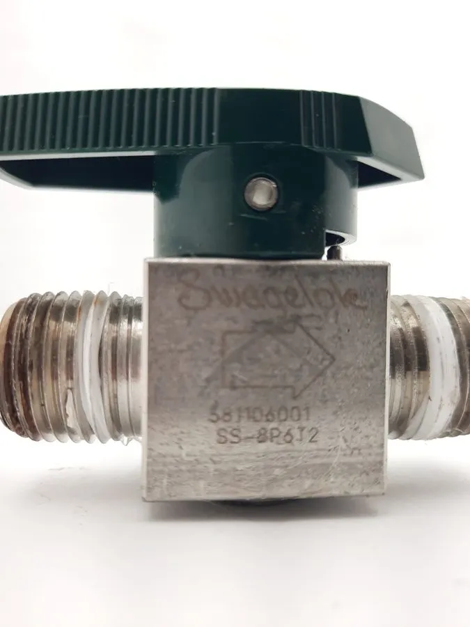 Клапан Swagelok SS-8P6T2 SS Quarter Turn Instrument Plug Valve FNSP