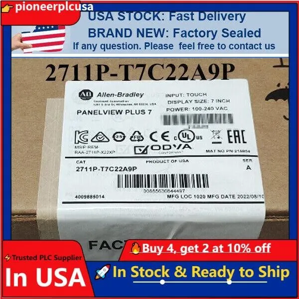 Панель оператора 2711P-T7C22A9P ALLEN BRADLEY HMI PanelView Plus 7 Graphic Termi