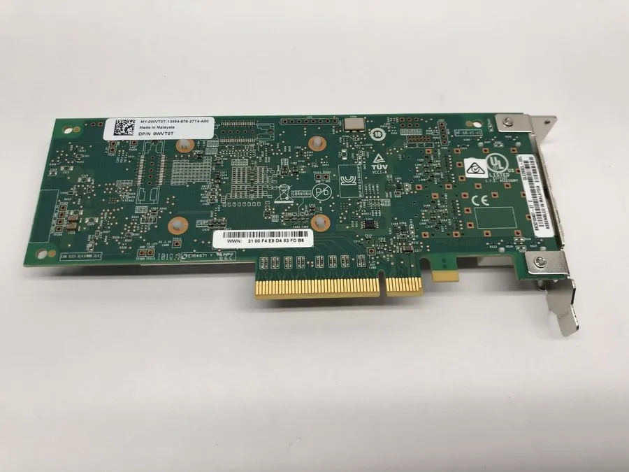 Сетевая карта Dell Qlogic QLE2692L-DEL Dual Port 16GB PCIe Fibre Channel FC DPN: