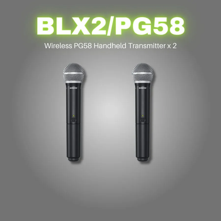 Радиосистема Shure BLX288/PG58 UHF Dual Wireless Microphone System