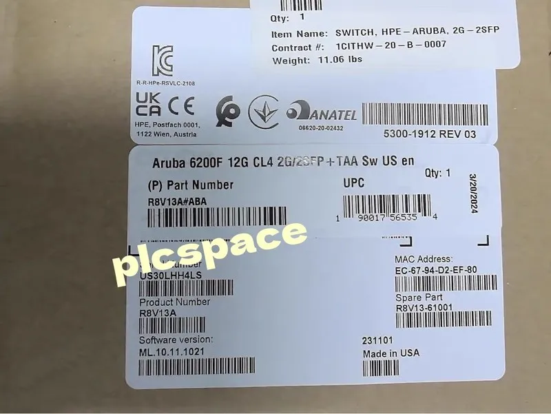 Коммутатор Aruba 6200F24G switch