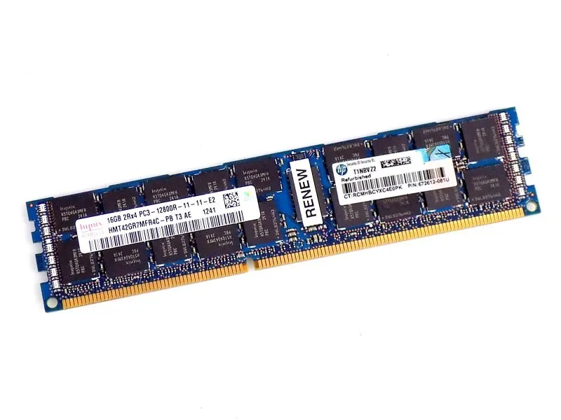 Модуль памяти 1X 16GB Hynix HMT42GR7MFR4C-PB 2Rx4 PC3-12800R DDR3 ECC REG 1.5