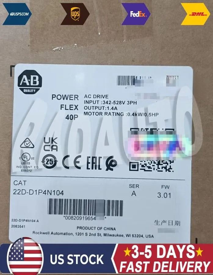 Частотный преобразователь Allen-Bradley AB 22D-D1P4N104 PowerFlex 40 0.4kW 0.5Hp