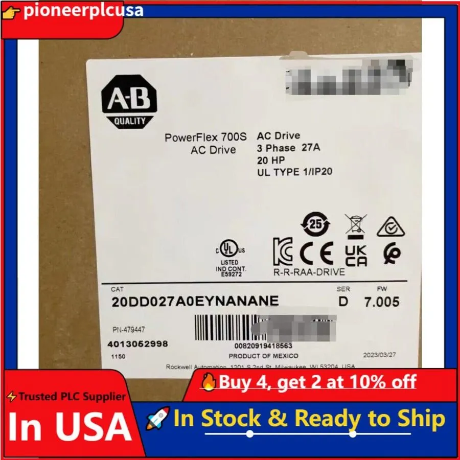 Частотный преобразователь Allen-Bradley 20DD027A0EYNANANE PowerFlex 700S AC Driv