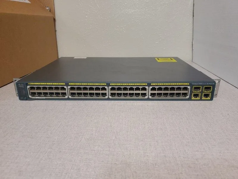 Коммутатор Cisco Catalyst WS-C2960-48PST-S 48-Port 10/100 PoE 2xGbE 2xSFP Switch