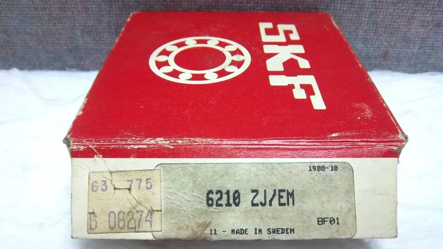 Подшипник SKF 6210-ZJEM Deep Groove Ball Bearing 50 mm x 90 mm x 20 mm