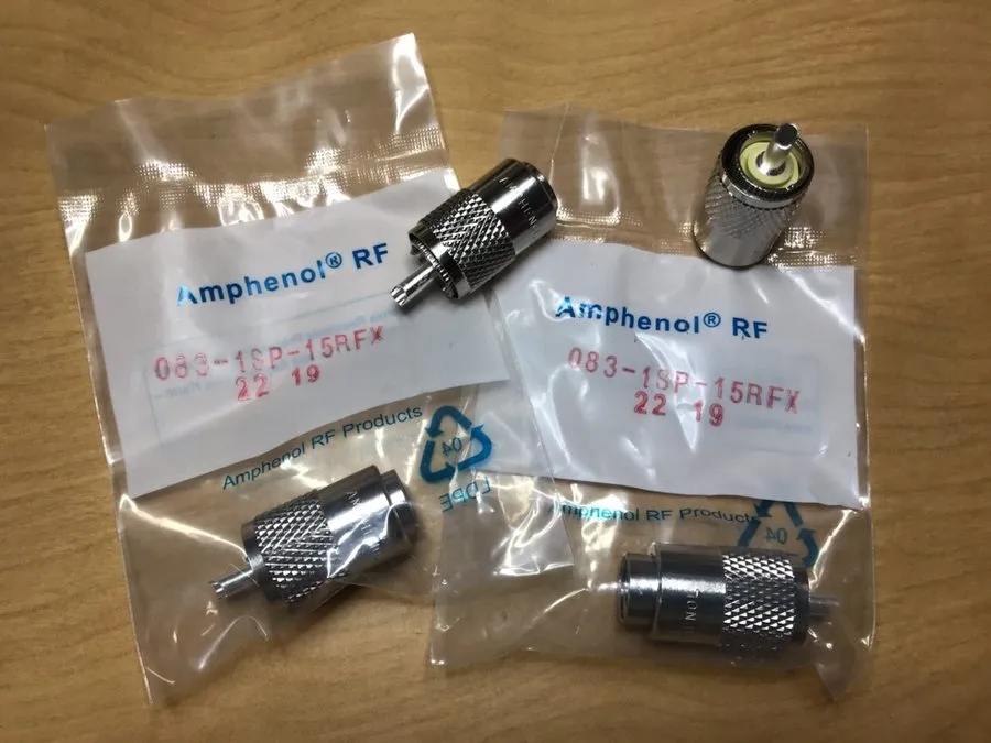 Разъём 6 Amphenol PL 259 Connectors для RG8, 213, 9913, LMR-400 Others