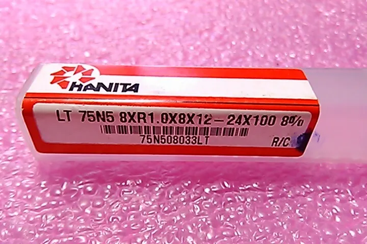 Режущий инструмент HANITA Carbide Corner Radius End Mill, 8.00mm 8xR1.0x8x12-24x — фото лота 2